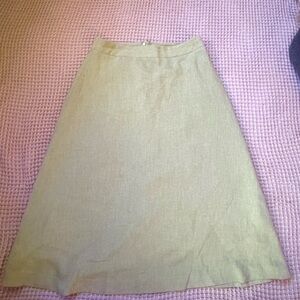 Elegant Light Green Women's Skirt